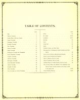 Table of Contents, Morrow County 1901